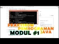 Praktikum Pemrograman Java Modul 1