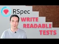 How to write readable specs in RSpec The Four Phase test pattern