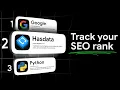 Build your own SEO rank tracker Python
