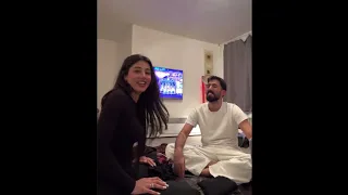 ليلى وطارق يحكي شو صار معو لمل شاف بنت حلوي وطارق مشتاق وائل 