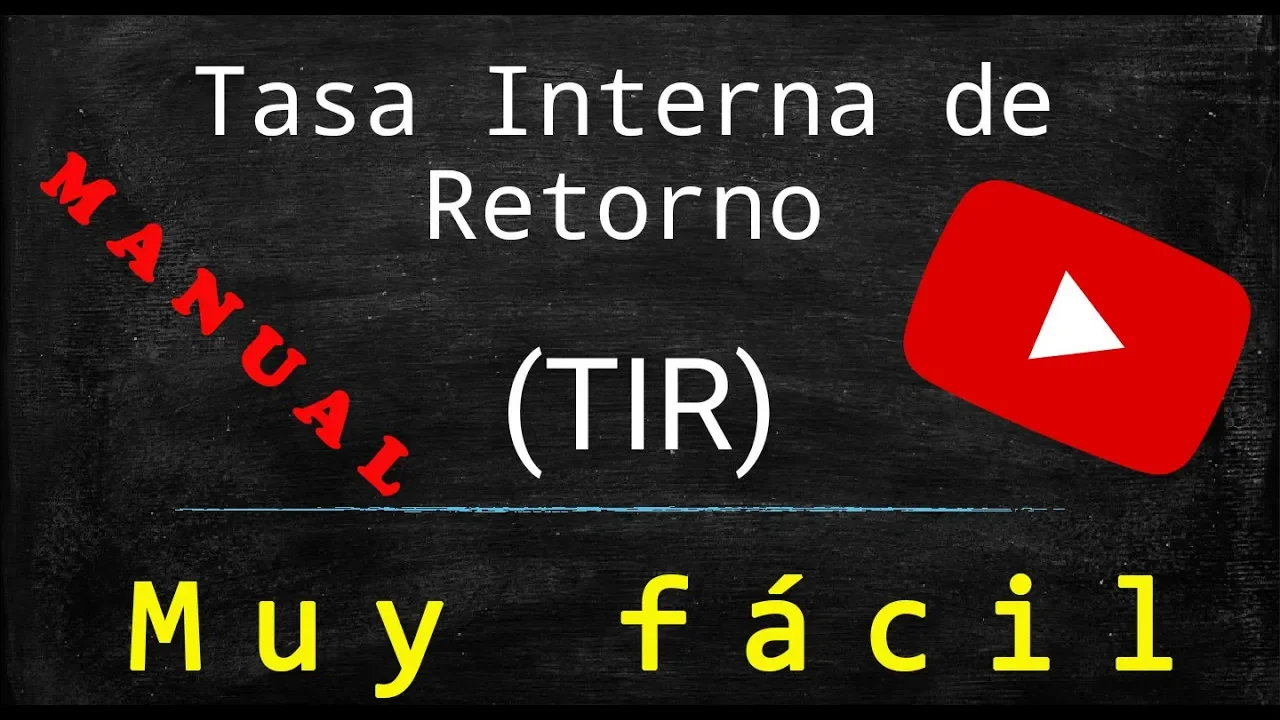 TIR y VAN (Manual) - Muy Fácil