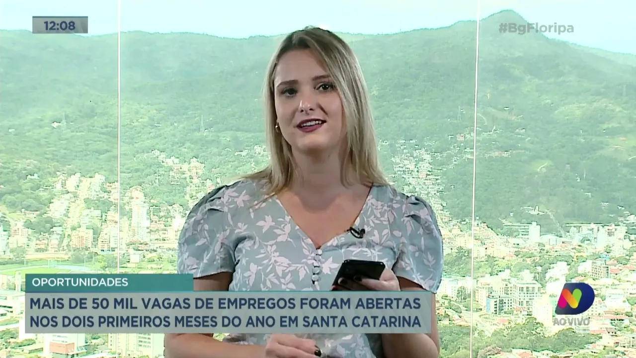 Mais de 50 mil vagas de empregos foram abertas nos dois primeiros meses do ano em SC
