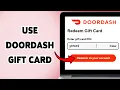 How To Use DoorDash Gift Card Redeem DoorDash Gift Card 2026