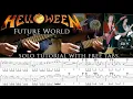 Download Lagu Helloween - Future World guitar solo lesson (with tablatures and backing  tracks)