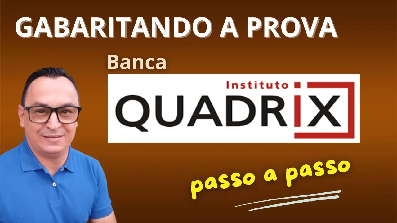 QUADRIX. MATEMÁTICA. NÃO ERRE MAIS! É ISSO QUE CAI NA PROVA! LINGUAGEM SIMPLES PRA VOCÊ ENTENDER.