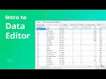 Intro to Data Editor
