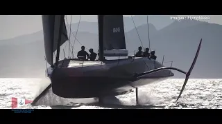 World on Water Oct 14.22 挫败海上 Maxi Flying Nikka, TP52, TF35, AC40, Middle Sea Race