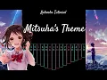 Download Lagu 【EASY Kalimba Tutorial】 Mitsuha's Theme from \