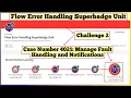 Case Number 4021 Manage Fault Handling and Notifications Flow Error Handling Superbadge Unit