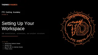 FTC Coding Tutorials Episode 1 Setting Up Android Studio Git and the FTC SDK