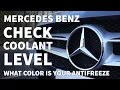 Mercedes Check Coolant Level Warning - Checking and Adding Antifreeze Coolant 2015 Mercedes C300