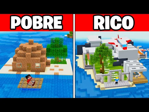 Download MP3 7 ILHAS de RICO vs. 7 ILHAS de POBRE no Minecraft!