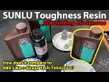 SUNLU Toughness Resin for 3D Printing Miniatures Better than ABS Tenacious