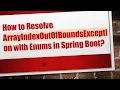 How to Resolve ArrayIndexOutOfBoundsException with Enums in Spring Boot