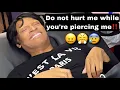 Norman Visits a piercing shop
