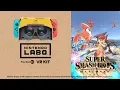 Nintendo Labo VR Kit Super Smash Bros UItimate