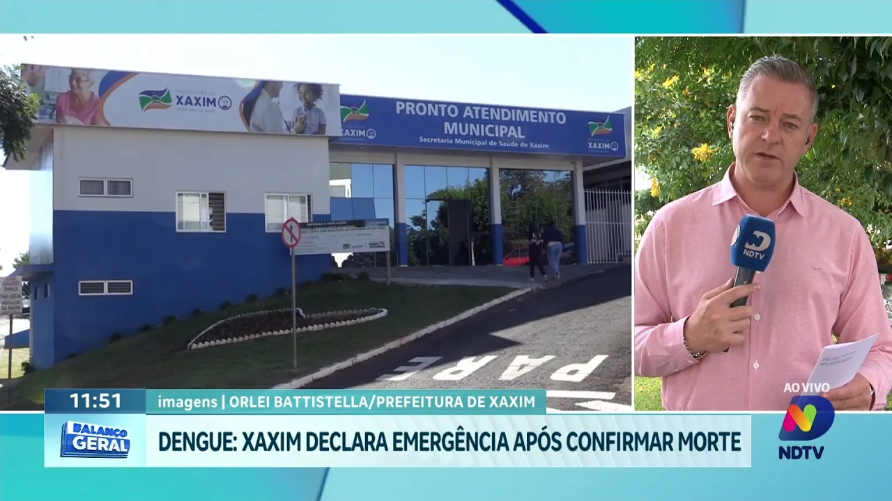 Dengue: Xaxim confirma a primeira morte neste ano e São Miguel do Oeste entra em epidemia da doença
