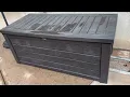 Goplus Outdoor Storage Cabinet vs Keter Brightwood 120 Gallon Weatherproof Backyard Deck Box
