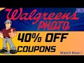 40 Off Walgreens Photo Coupons Promo Codes - March 2023