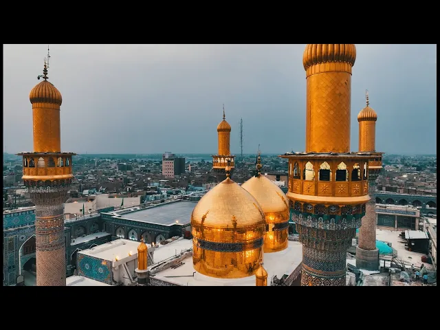 ⁣صورٌ  من الابداع ... تترجم التوكل والاجتهاد ... هنا حرم الجوادين ... اعمار بلون الولاء