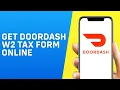 How to Get Doordash W2 Tax Form Online 2026