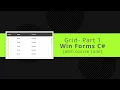 Grid - C WinForms Source Code