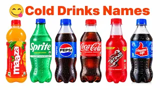 Learn Cold Drink Names | Cold Drinks Names with Pictures | कोल्ड ड्रिंक्स के नाम English & Hindi