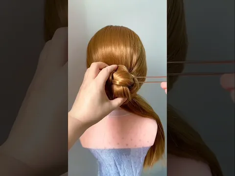 تسريحة شعر بسيطة وحلوة 🎀✨️