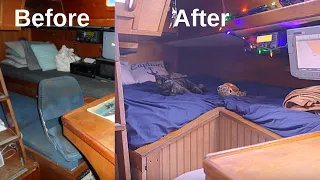 Sailing Avocet: Quarter Berth Refit