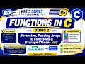 Recursion Passing Arrays to Functions Storage Classes in C KREIS Computer Teacher