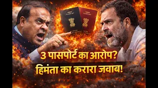 Assam CM Hemanta Biswa Sarma Fires Back | Rahul gandhi comedy on 3 Passport Allegation