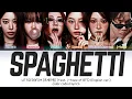 LE SSERAFIM (르세라핌) ''SPAGHETTI' (feat. j-hope of BTS) (English version) (Color Coded Lyrics)