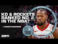 NBA POWER RANKINGS Western Conference dominance Rockets at No 2 NBA Today
