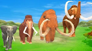 Mammoth vs Elephant Size Comparison | Which Giant Was Bigger? 🦣🐘|| Size Comparison Animation