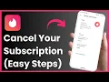 How To Cancel Subscription On Tinder