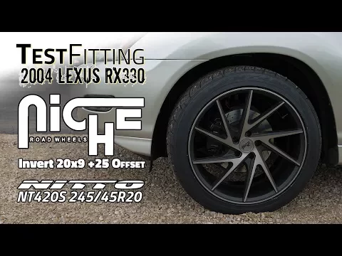 Download MP3 Test Fitting - 2004 Lexus RX330 w/ 20x9 Niche Invert & 245/45 Nitto NT420S