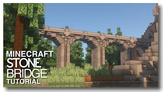Minecraft How to Build a Medieval Stone Bridge
