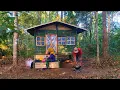 Download Lagu Camping hujan deras || membangun shelter mewah di hutan belantara bersama istri tercinta