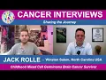 Jack Rolle survived brain cancer mixed cell germinoma proton beam radiation chemotherapy