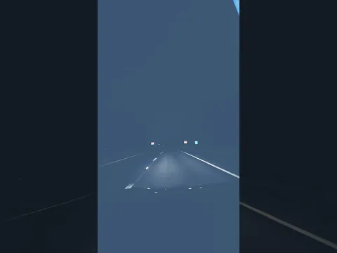 Synthwave Highway Drive at Midnight