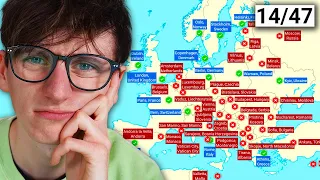 Can I name all 47 CAPITAL CITIES of Europe