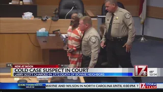 Suspect in Johnston County cold-case murder makes 1st court appearance