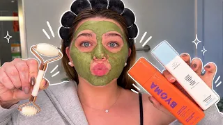 My 3AM EXTENSIVE Skincare Routine ✨👀