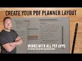 Create your own Customized Digital Planner for your PDF APP or eInk Device