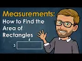 Find Area of Rectangles Squares Multiplication Strategy
