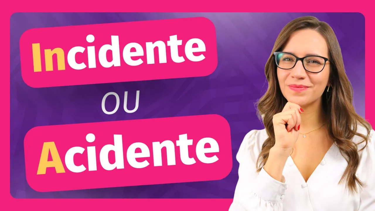 ❌ ACIDENTE ou INCIDENTE? PROVISÃO ou PREVISÃO? ❌ Questão de CONCURSO da FGV sobre PARÔNIMOS