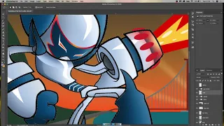 Robotboy - Line Art Colour