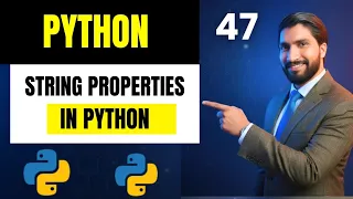 String Properties in Python Immutable Indexed Ordered Explained Python for Beginners