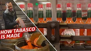 how the tabasco factory makes 700 000 bottles of hot sauce per day dan does