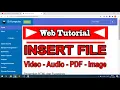 Download Lagu Cara memasukkan video , audio , gambar , dan file pdf ke html | Belajar HTML #6